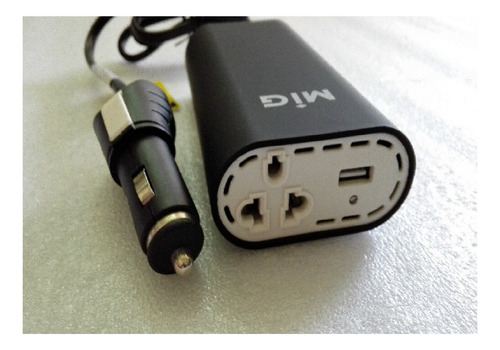 Mini Inversor Voltaje Auto Corriente 12v / 220v Usb 200w
