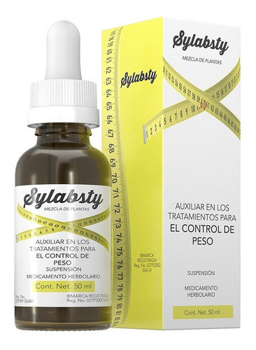 Imagen 1 de 10 de Sylabsty 50ml - Auxiliar En Tratamiento Obesidad- Cv Directo