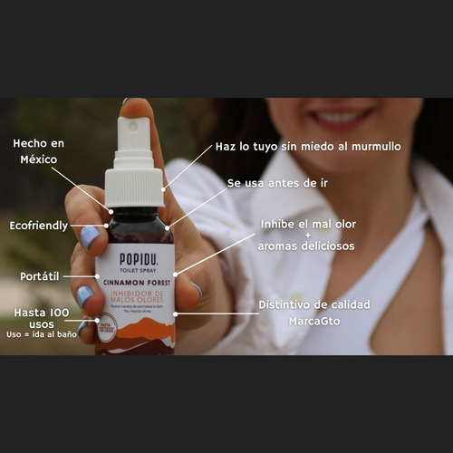 Imagen 3 de 7 de Popidu® 7 Pack Aromas Para Tu Hogar Toilet Spray 75 Ml C/u