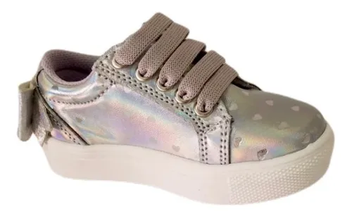 Tenis plateados online niña