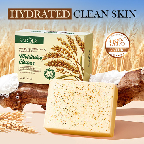Ad Jabón Limpiador Exfoliante De Avena