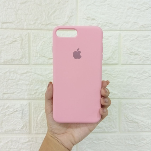 Forro iPhone 7 / 8 Plus Silicón Case Gamuzados
