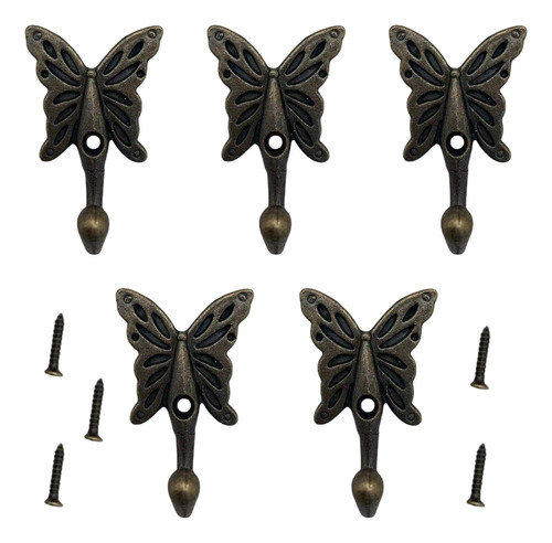 5x Wall Hanger Sturdy Space Saving Gifts Coat Rooms Towel