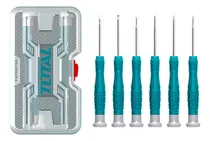 Comprar Set, Juego De Destornilladores De Precisión Total, Imantados, 6 Piezas - Chatos, Phillips - Incluye Estuche - THT250PS0601