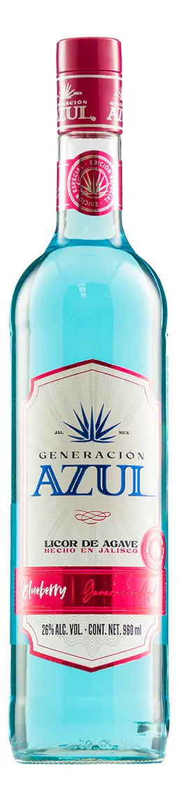 Licor De Agave Generación Azul Blueberry 960 Ml