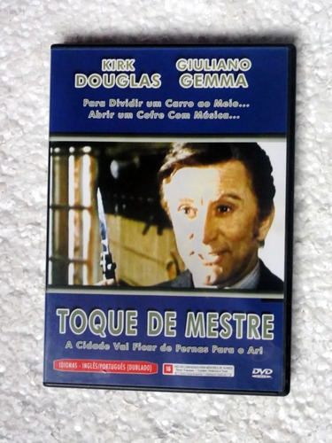Dvd Toque De Mestre Kirk Douglas E Giuliano Gemma 1° Ed. (Usado)