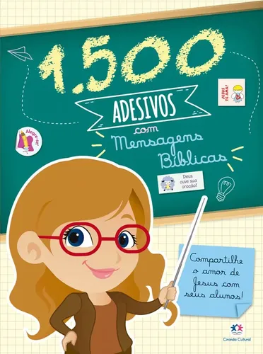 1500 adesivos com mensagens bíblicas - Ciranda Cultural - Capa Mole