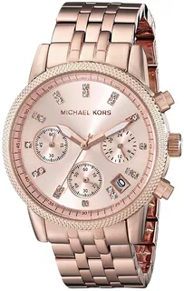 Reloj Michael Kors Classic Mk6077 De Acero Inox. Para Mujer