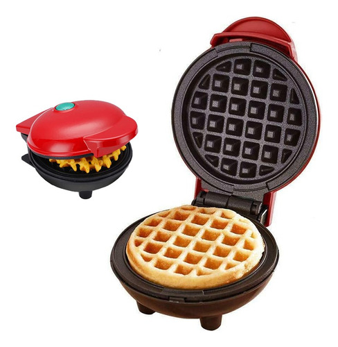 Máquina De Fazer Waffles Elétrico Profissional  Antiaderente