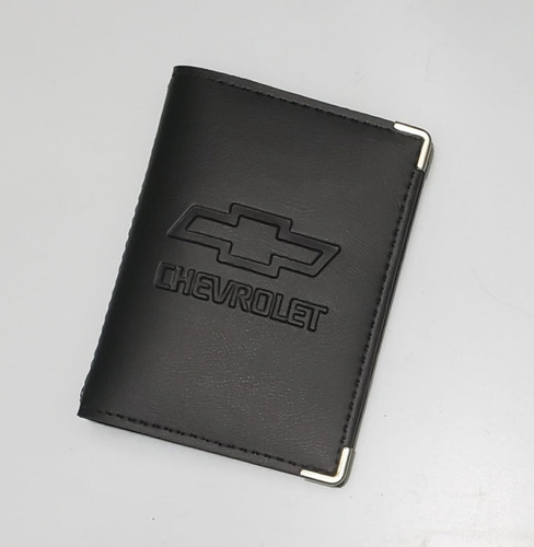 Imagem 5 de 7 de Kit Chevrolet Porta Manual E Porta Documento P Couro Eco