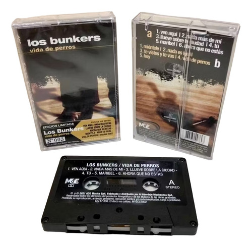 Cassette Los Bunkers Vida De Perros Nuevo Sellado 