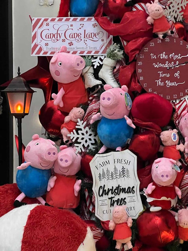 George Y Peppa Pig Para Decorar  Tu Pino Navideño