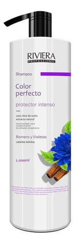  Shampoo Cabello Teñido Romero Y Violeta Riviera 1l