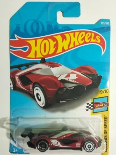 Hot Wheels Mach Speeder Aleron  Deportivo Rojo 