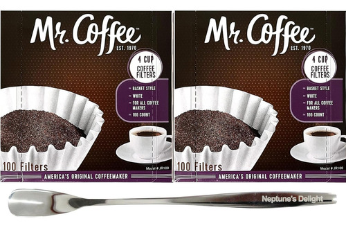 200 Filtros De Café De 4 Tazas Para Mr. Coffee (2 Paquetes D