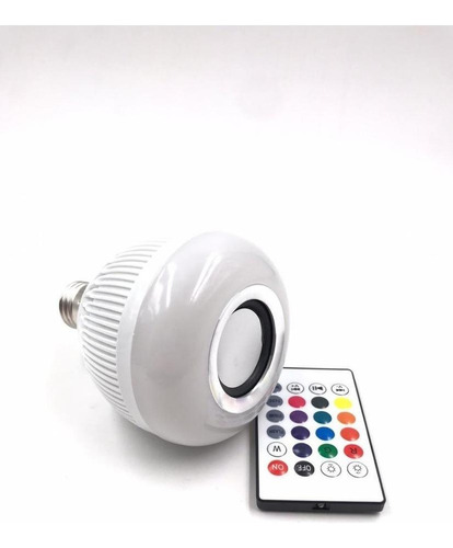 Lâmpada Led Rgb Luuk Young Wj-l2 Com Caixa De Som Bluetooth