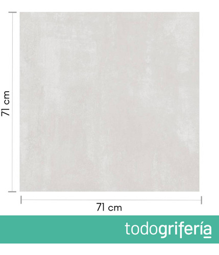 Piso Gris Cementicio Satinado 71x71 1ra Calidad Semigres