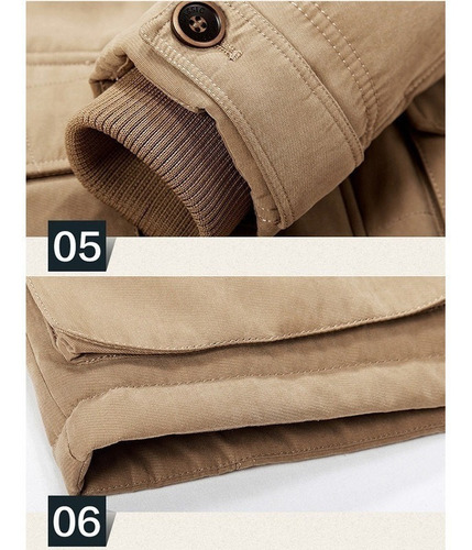 Chamarra Polar Con Capucha Para Hombre, Abrigo Militar