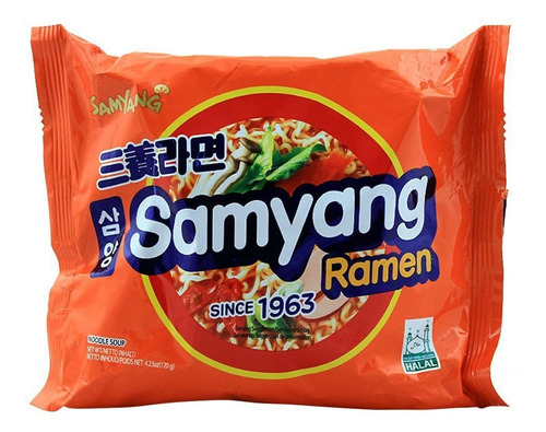 Ramen Samyang 120 G Sabor Carne Picante - Origen Korea 