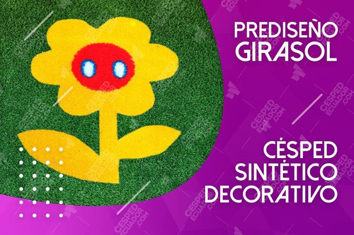 Imagen 5 de 5 de Venta E Instalación Figuras Prediseñadas De Césped Sintético