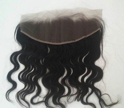 Top Clousure Prótese Capilar Cabelo Humano Ondulado 45cm