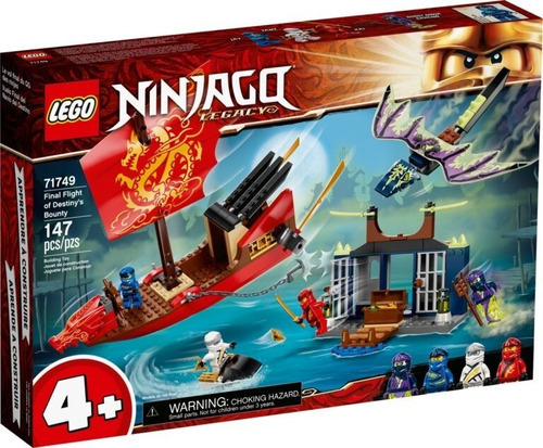 Lego Ninjago Vuelo Final Del Navío Del Destino Cantidad De Piezas 147