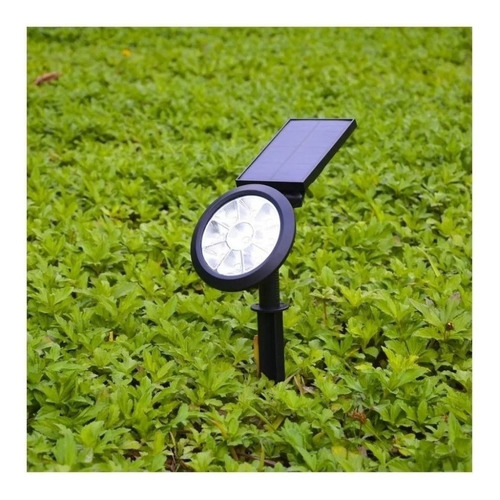Lampara Exterior Reflector Led Panel Solar 7 Colores
