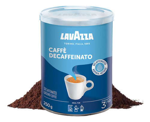 Cafe Lavazza Descafeinado Lata 250gr De Maquina Molido