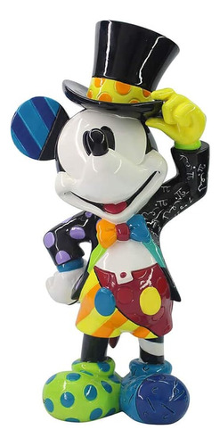 Figura De Enesco Disney By Britto Top Hat Mickey Mouse, 8.07