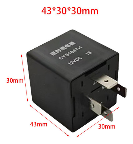 4 Pin Time Delay Relay Replaces Accessory Easy To 1 Second