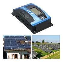 Comprar 100a Mppt Controlador De Carga Solar Dual Usb Lcd Display;