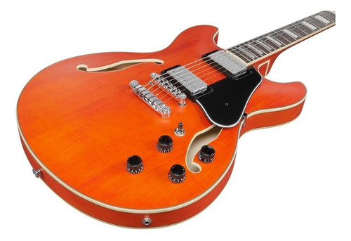Guitarra Ibanez As Artcore As73-ttf Semi Hollow Diestro Naranja Palisandro