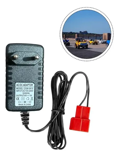 Cargador 12V 1A Para Coche Eléctrico Infantil – Conector 5.5x2.1mm, Cable De 1.5m Con Protección De Seguridad