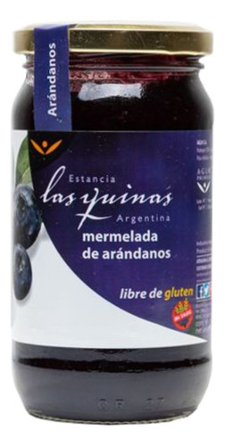 Mermelada Premium Las Quinas De Arándanos X 420 Gr