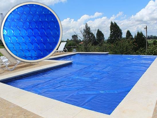 Capa Termica Para Piscinas 9 X 4 Thermocap 500 Micras Cor Azul