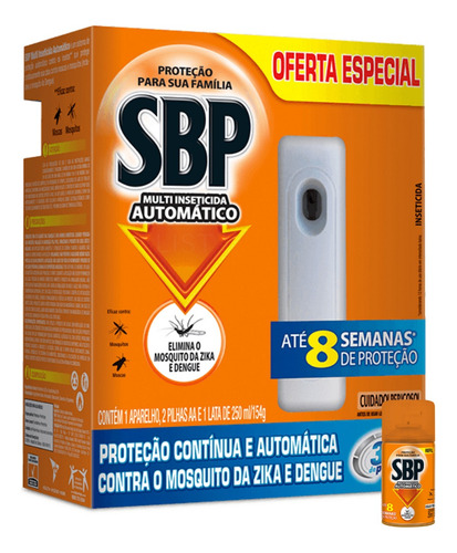 Repelente Sbp Aparelho Multi Inseticida Automático + Refil