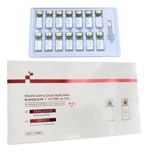 Kit Facial Flamenco Skin Care - Polvo Liofilizado,