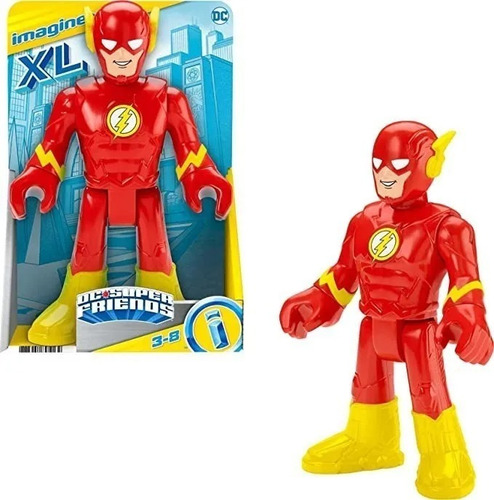 Juguete Imaginext Dc Super Friends Figura Xl Flash