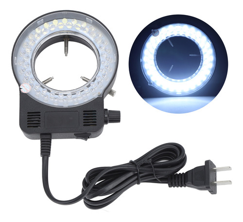 Fuente De Luz Led Para Microscopio, Accesorio Ajustable, Enc