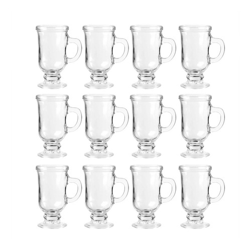 Set X 12 Jarros Cafe 115ml Vidrio Wheaton Taza Pocillo