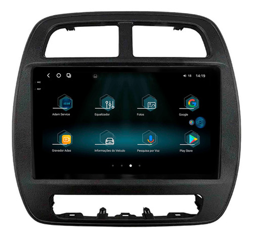 Multimidia Aikon Fóton G3 Renault Kwid 12+256gb Octa 2k 9p