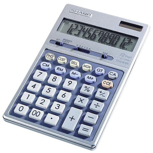 El339hb Aguda Semi-desk Top Ejecutivo Metal Calculadora De 1