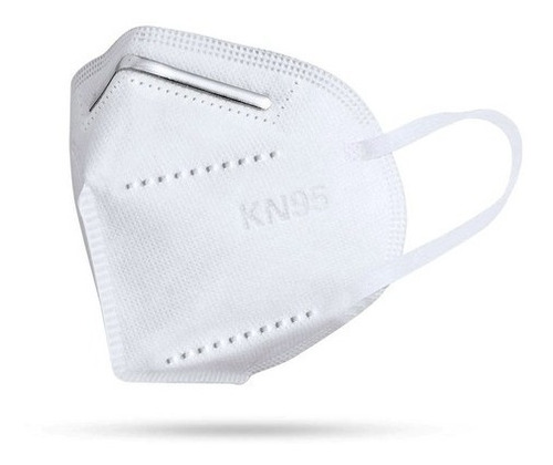 Kit 5 Máscaras N95 Proteção Respiratória - Pff2 Cor Branco