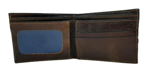Imagen 3 de 5 de Billetera Cuero River Pla Tarjeta Escudo Regalo Hombre Millo