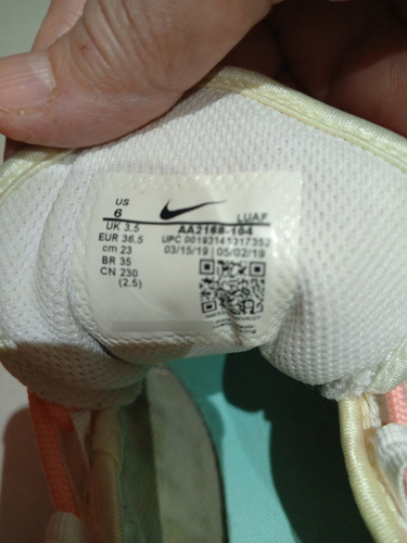 Nike Zapatillas Deportivas Air Max 36 Plantilla 23.5 (Usado)