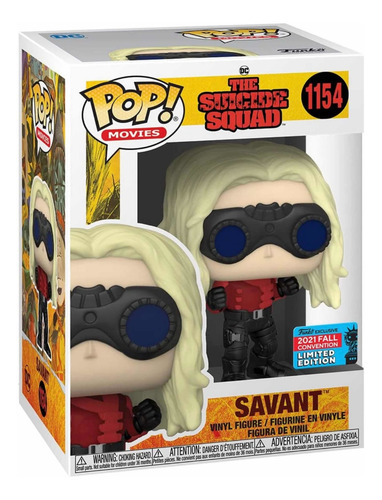 Funko Pop Suicide Squad Savant Fall Convention Edición Limit
