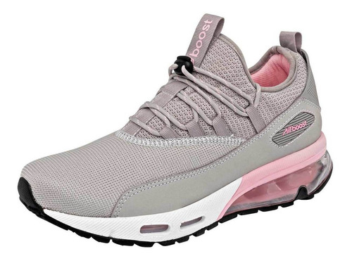 Tenis Mujer Boost Gris 094-155