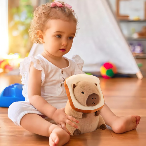 Peluche Capibara de 30 cm, hermoso color Capibara 2024 como se muestra: peluche de 30 cm con forma de aguacate