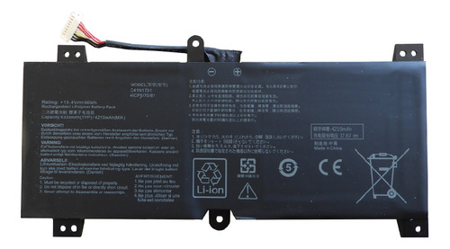 Bateria Para Asus C41n1731 Type C 66wh 15.4v 4 Celdas Gl704