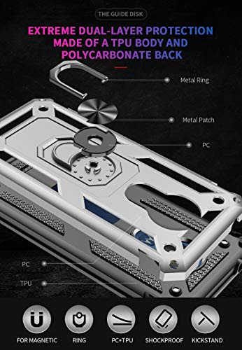 Funda Para Motorola Moto G7 Power Moto G7 Supra Sliver Metal